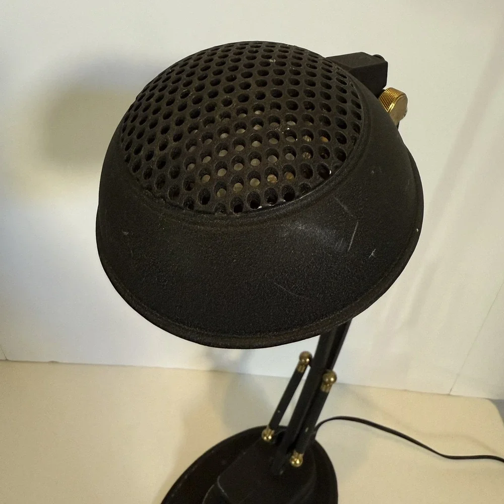 Dynasty Classics Articulated Neck Black Office Desk Lamp Adjustable Tested Works